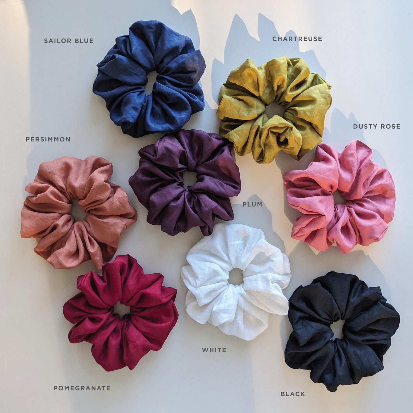 Oversized Linen Scrunchie