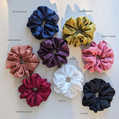 Oversized Linen Scrunchie